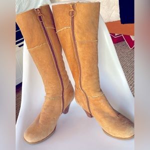 Frye Lambskin leather boots. Size 8